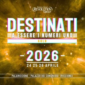 BIGLIETTO GOLD - DESTINATI A ESSERE I NUMERI UNO